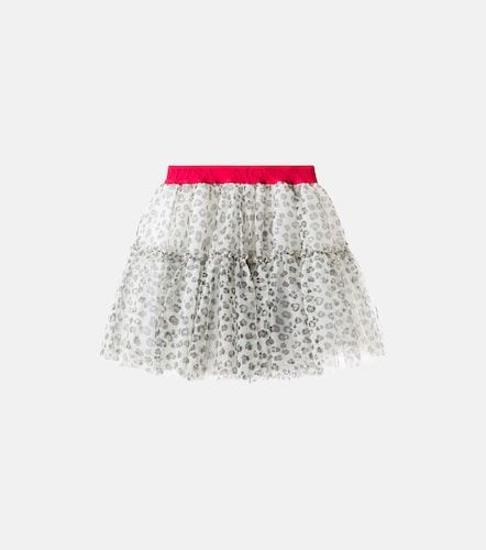 Jupe en tulle à motif léopard - Monnalisa - Modalova
