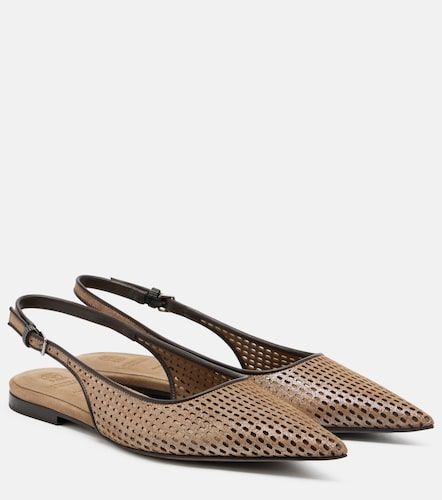 Ballerines slingback en cuir - Brunello Cucinelli - Modalova