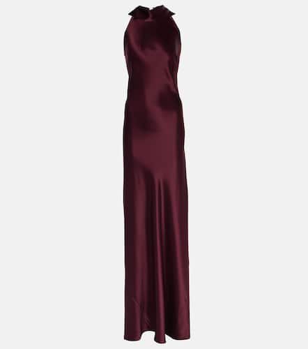 Galvan Robe longue Sienna en satin - Galvan - Modalova