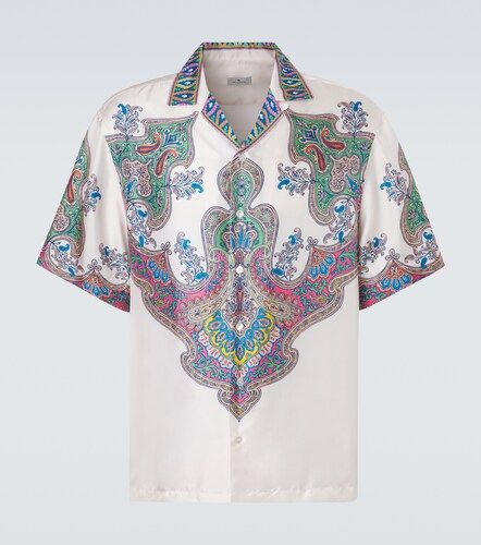 Chemise en soie à motif cachemire - Etro - Modalova