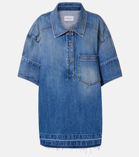 Robe polo oversize en denim - Givenchy - Modalova