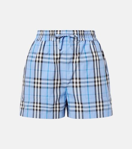 Short en coton à motif Check - Burberry - Modalova