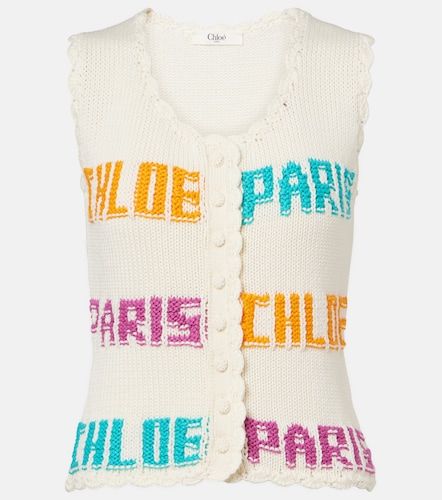 Chloé Top en coton - Chloe - Modalova