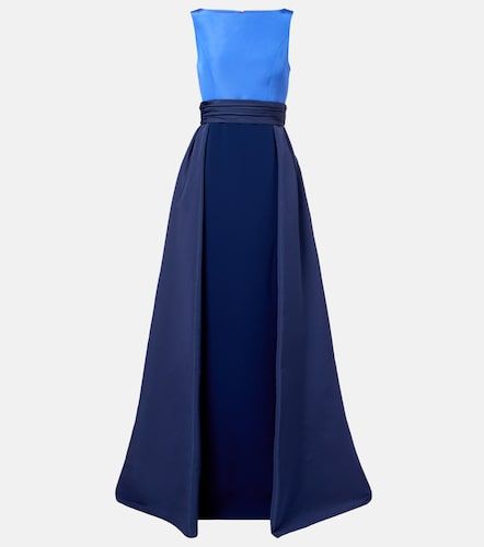 Robe longue en faille de soie - Carolina Herrera - Modalova