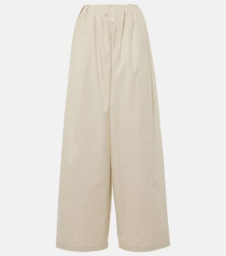 Pantalon ample à taille haute en coton - MM6 Maison Margiela - Modalova