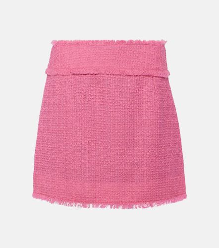 Mini-jupe en tweed de laine mélangée - Dolce&Gabbana - Modalova