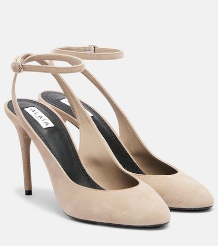 Alaïa Escarpins Decolette 90 en daim - Alaia - Modalova