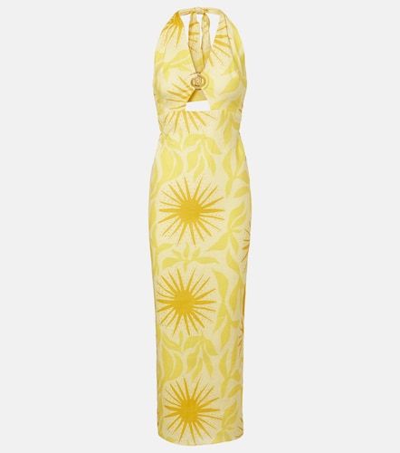 Robe midi Orly imprimée en lin - Cala de la Cruz - Modalova