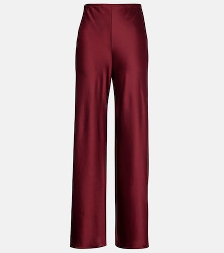 Pantalon ample Barb à taille haute en satin - Leset - Modalova