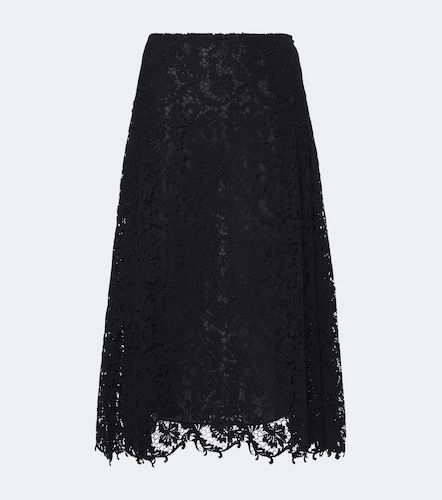Fendi Jupe midi en dentelle de soie - Fendi - Modalova