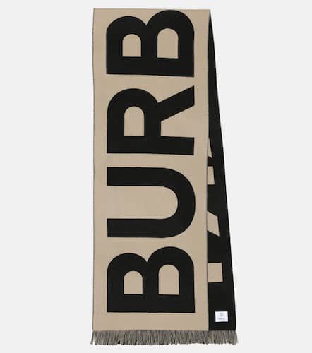 Burberry Écharpe en laine à logo - Burberry - Modalova