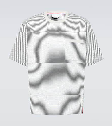 Thom Browne T-shirt en coton rayé - Thom Browne - Modalova