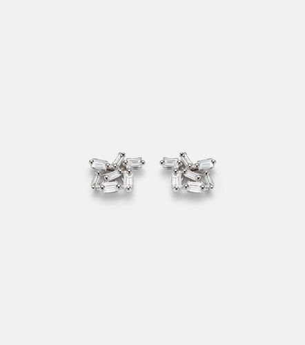 Boucles d'oreilles Classic en or blanc 18 ct (750/1000) et diamants - Suzanne Kalan - Modalova
