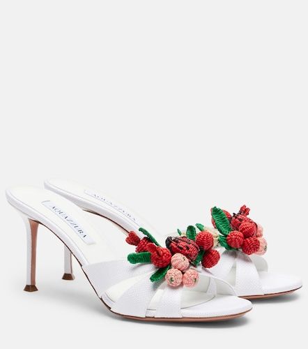 Aquazzura Mules Botanica en raphia - Aquazzura - Modalova