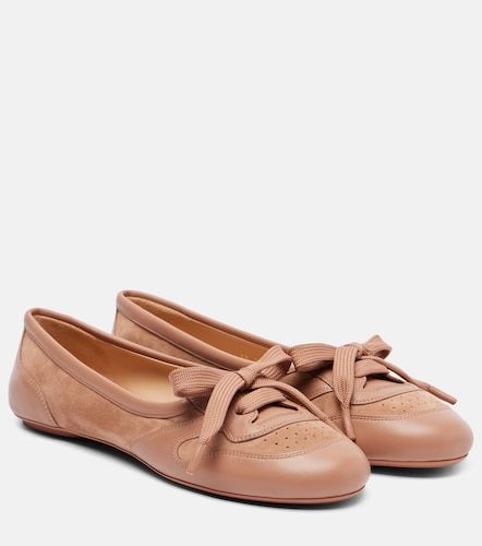 Ballerines Vault en daim et cuir - Gianvito Rossi - Modalova