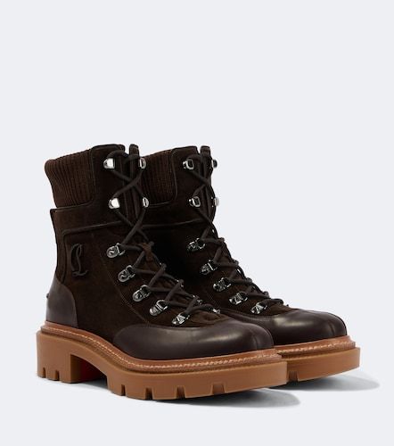 Bottines de randonnée Armandine College en cuir - Christian Louboutin - Modalova