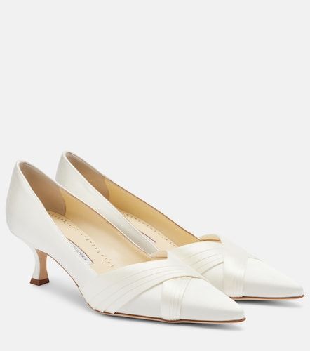 Escarpins Vieralo en satin - Manolo Blahnik - Modalova