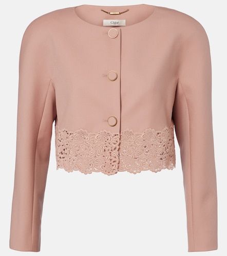 Chloé Veste courte en laine vierge - Chloe - Modalova
