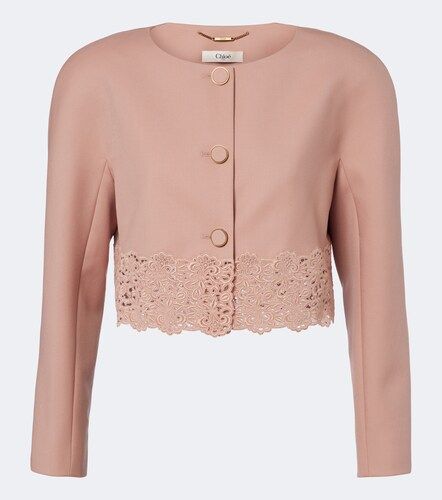 Chloé Veste courte en laine vierge - Chloe - Modalova