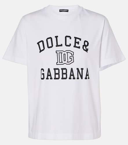 T-shirt en coton à logo - Dolce&Gabbana - Modalova