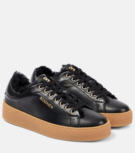 Baskets Lucerne en cuir et shearling - Bogner - Modalova