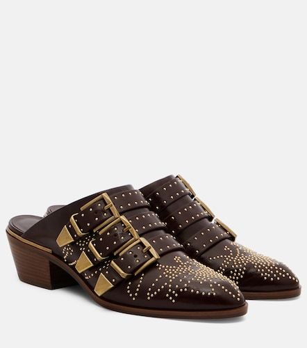Chloé Mules Susan en cuir à clous - Chloe - Modalova