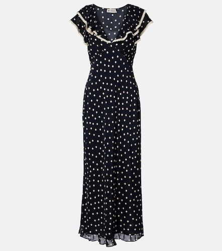 Robe midi Bethea à pois et finitions en dentelle - Rixo - Modalova