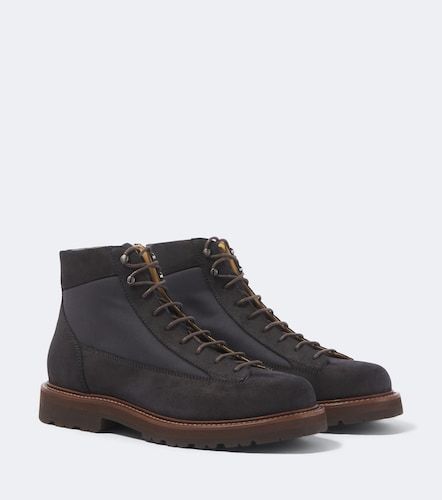 Bottines à lacets en daim - Brunello Cucinelli - Modalova