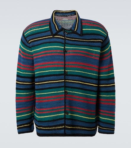Chemise Riverbank rayée en crochet de coton - Bode - Modalova