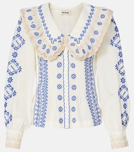 Rixo Blouse Percy brodée en coton - Rixo - Modalova
