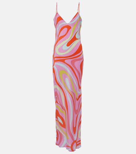 Pucci Robe longue imprimée en soie - Pucci - Modalova