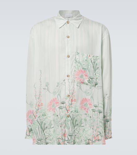 Chemise oversize rayée à fleurs - King & Tuckfield - Modalova