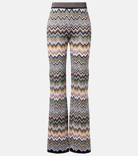 Pantalon évasé à taille haute - Missoni - Modalova