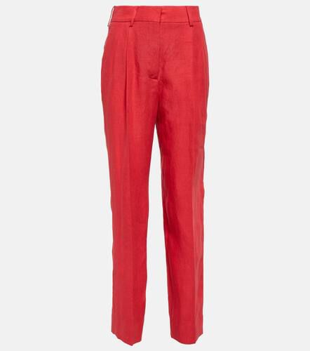 Blazé Milano Pantalon droit Banker à taille haute en lin - Blaze Milano - Modalova