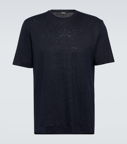 Zegna T-shirt en lin - Zegna - Modalova