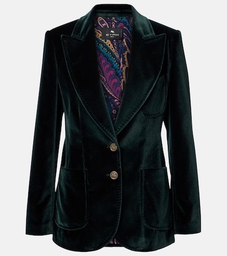 Etro Blazer en velours de coton - Etro - Modalova