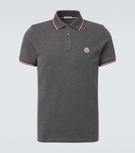 Moncler Polo en coton à logo - Moncler - Modalova