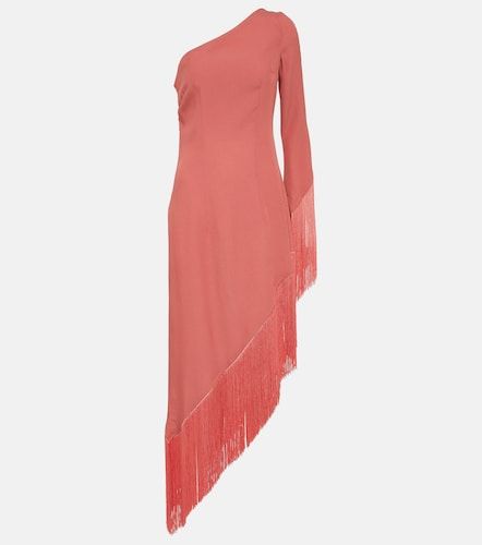Robe midi asymétrique Aventador à franges - Taller Marmo - Modalova