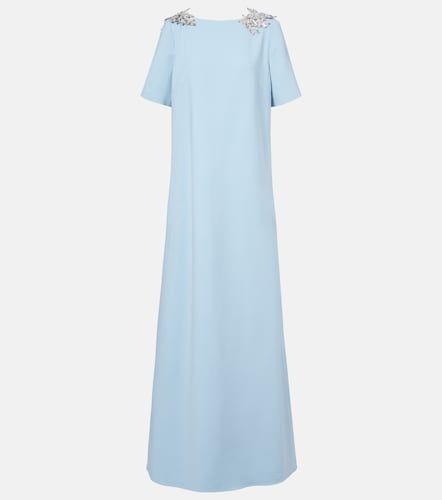 Robe longue Fern en laine mélangée à sequins - Oscar de la Renta - Modalova
