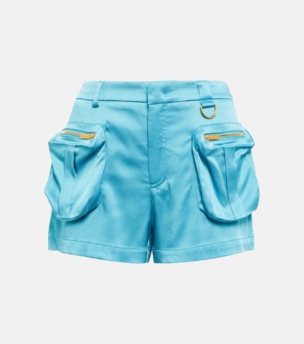 Short en satin à taille basse - Blumarine - Modalova