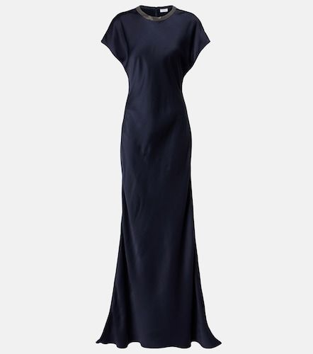 Robe longue à ornements - Brunello Cucinelli - Modalova