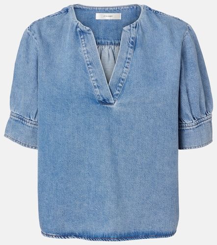 Frame Top en denim - Frame - Modalova