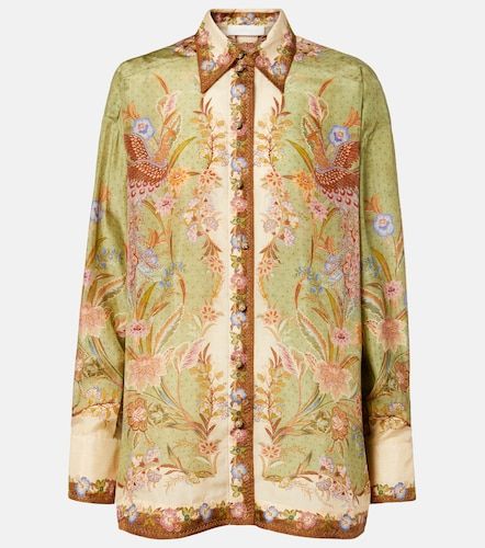 Chemise Indra imprimée en soie - Zimmermann - Modalova