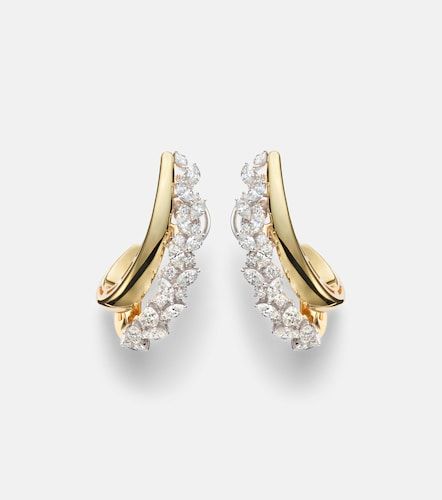 Boucles d'oreilles Golden Strada en or 18 ct et diamants - Yeprem - Modalova