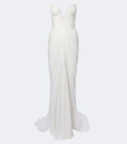 Robe longue bustier Cecilia en soie - Maria Lucia Hohan - Modalova