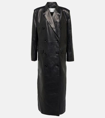 Manteau croisé en cuir - Magda Butrym - Modalova