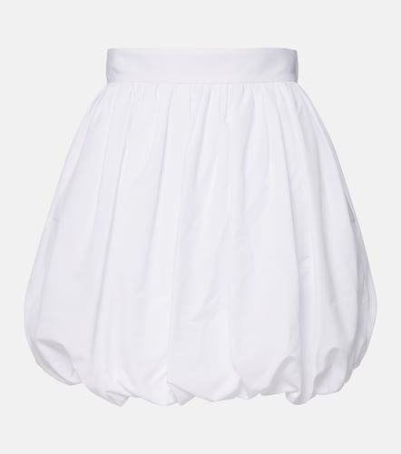 Mini-jupe taille haute en popeline de coton - Dolce&Gabbana - Modalova