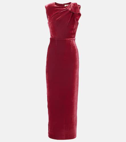 Robe longue en velours - Roland Mouret - Modalova