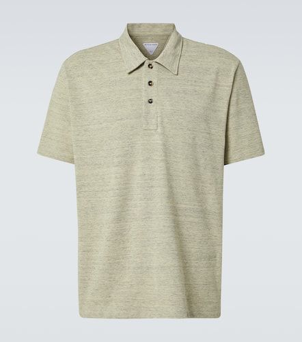 Polo brodé en piqué de coton - Bottega Veneta - Modalova