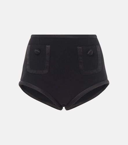 Short à taille haute en laine et soie - Dolce&Gabbana - Modalova